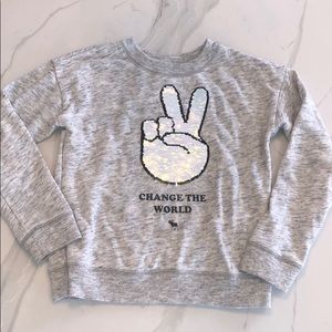 Abercrombie Kids Flip Sequin sweatshirt